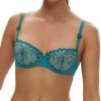 Simone Perele Delice Half Cup Bra Atoll Blue Hot on Sale