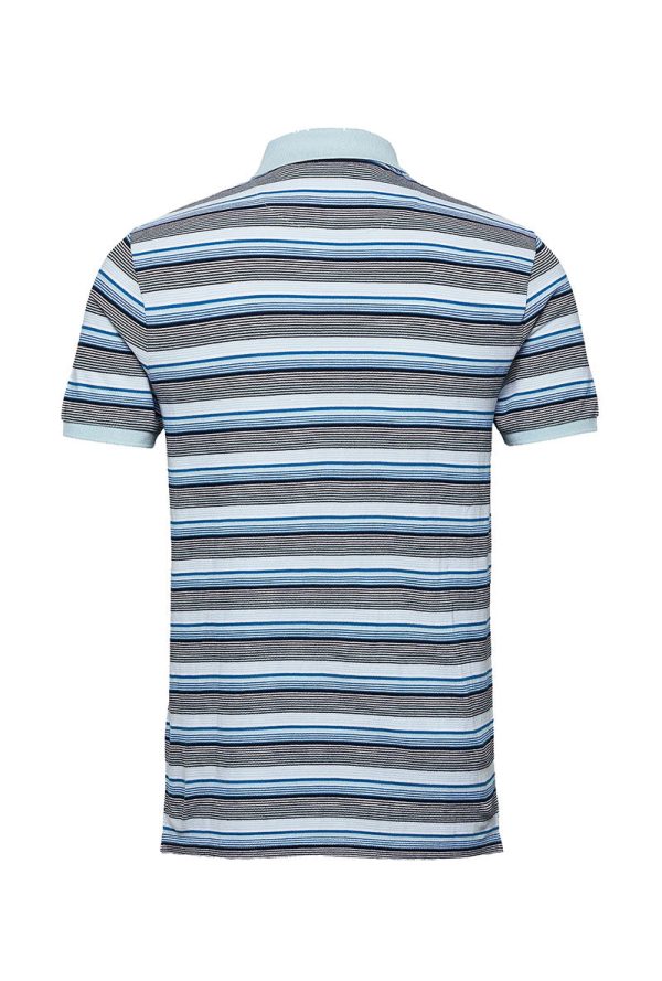 LYLE AND SCOTT STRIPE POLO SHIRT on Sale