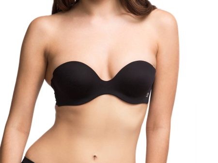 Simone Perele Black Inspiration Strapless Plunge Bra Online Sale