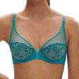 Simone Perele Delice Full Cup Plunge Bra Atoll Blue Online Hot Sale