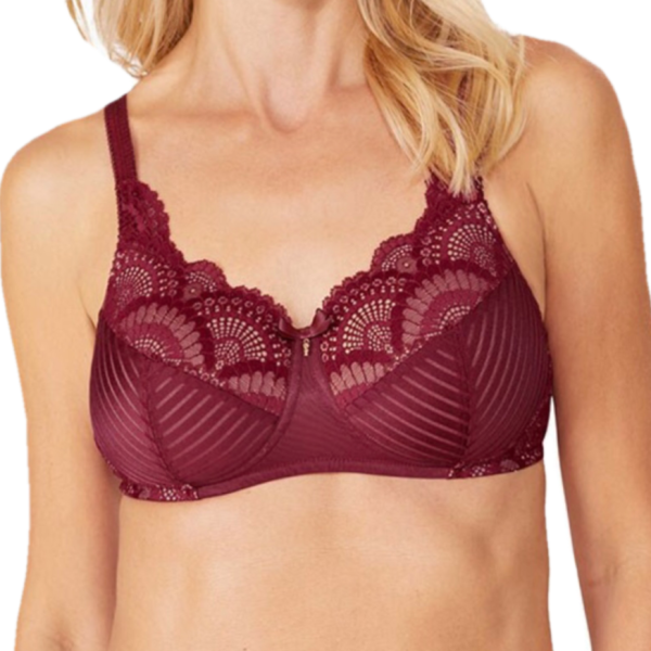 Amoena Karolina Non-wired Padded Bra Red Nude on Sale