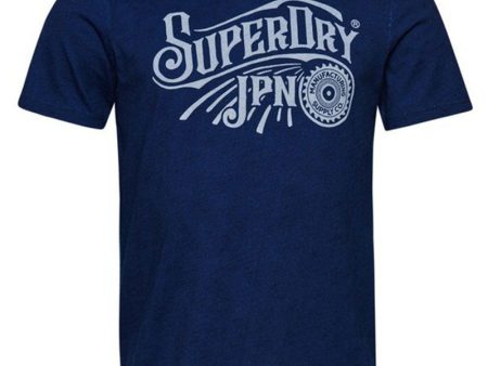 SUPERDRY SCRIPT INDIGO WW TSHIRT For Discount