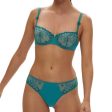 Simone Perele Delice Half Cup Bra Atoll Blue Hot on Sale