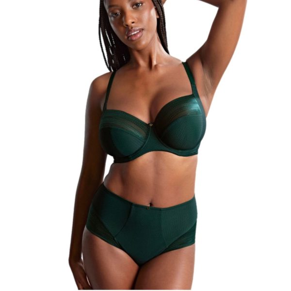 Panache Serene Full Cup Bra Dark Green Sale