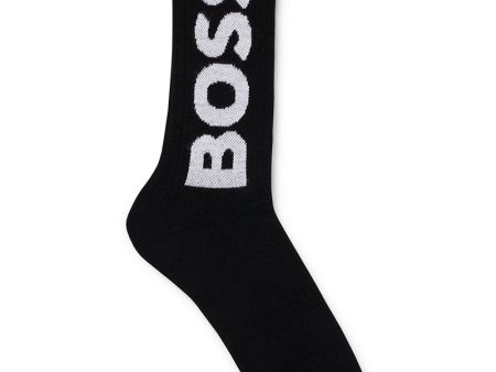 BOSS QS RIB LOGO SOCKS Online Hot Sale