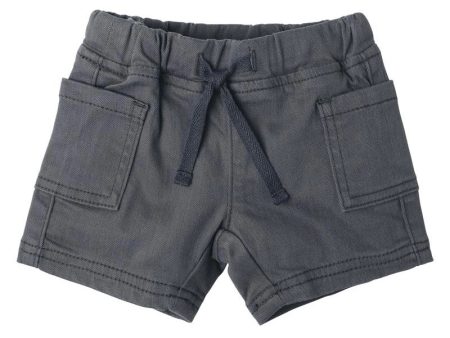 Bebe Boys Charcoal Grey Shorts Online now