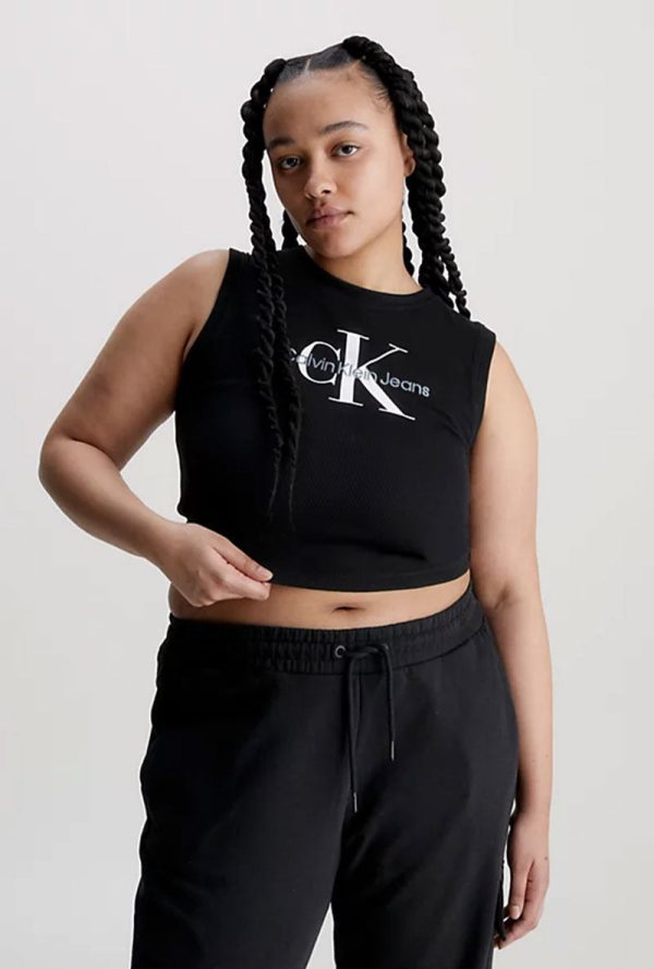 CALVIN KLEIN CROPPED TANK TOP Discount