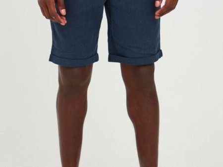 SOLID TRUC LINEN SHORTS Discount