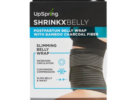 Upspring SHRINKXBELLY Charcoal Postpartum Belly Wrap Hot on Sale