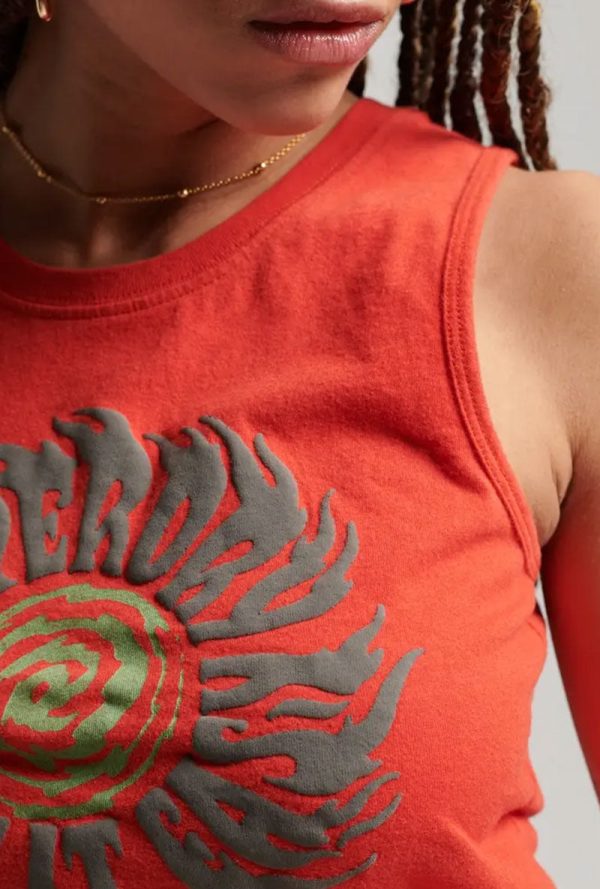 SUPERDRY VINTAGE TRIBAL GRUNGE TANK Sale