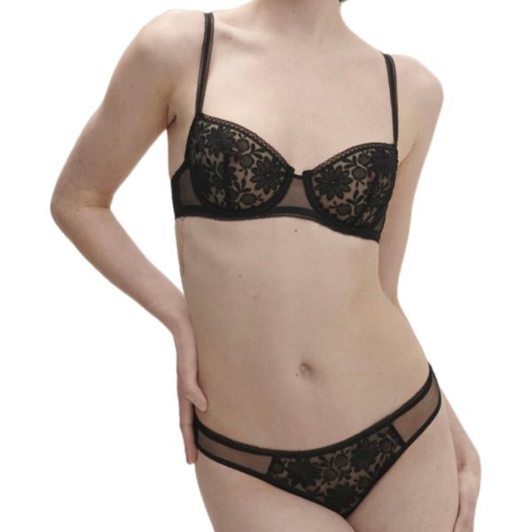 Simone Perele Amazone Half Cup Bra Black Online Sale