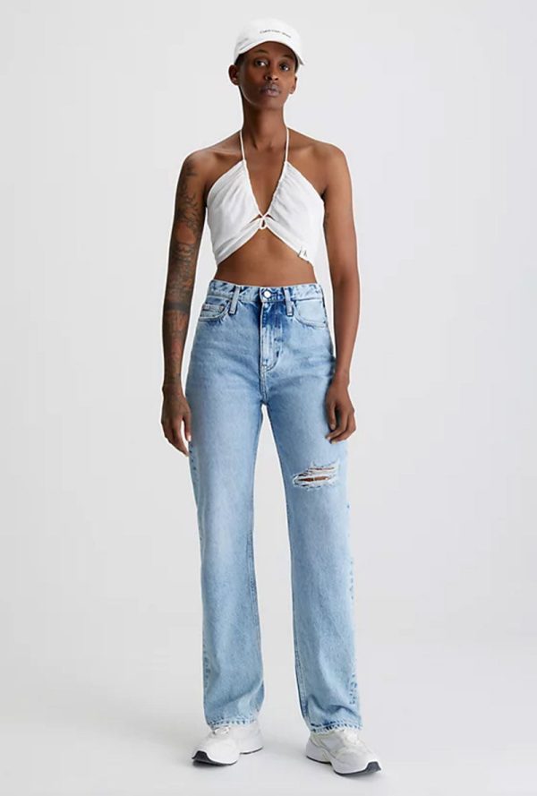 CALVIN KLEIN DRAWSTRING BRA TOP Online now