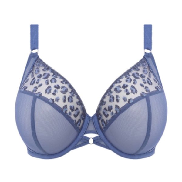 Elomi Namrah Underwired Plunge Bra Stonewash Online Hot Sale