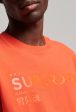 SUPERDRY CODE STACKED LOGO TSHIRT Sale