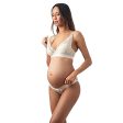 Warrior Plunge Maternity Bra Ivory - Projectme Sale