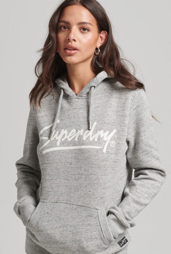 SUPERDRY DOWNTOWN SCRIPTED HOODIE For Discount