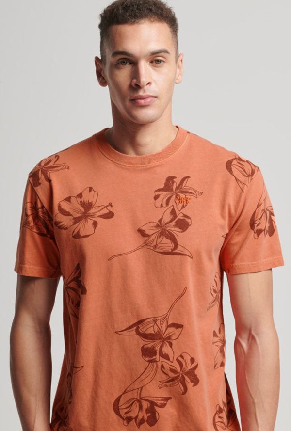 SUPERDRY VINTAGE OD PRINTED TSHIRT Online Hot Sale