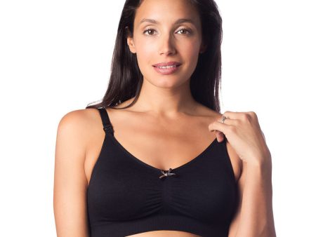 My Necessity Maternity Sleep Bra Jet Black - Hotmilk Sale