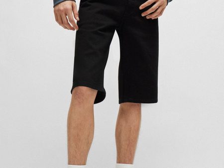 HUGO TAPERED 634 DENIM SHORTS Online Sale