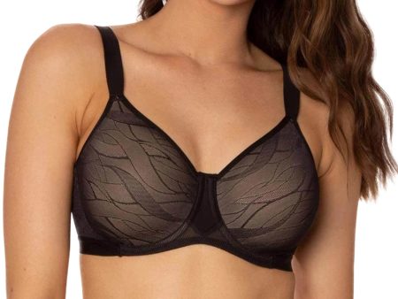 Triumph Black Airy Sensation Minimiser Bra Discount