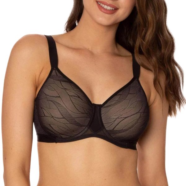 Triumph Black Airy Sensation Minimiser Bra Discount