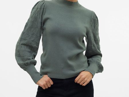 VERO MODA LIMONE LS HIGHNECK PULLOVER Hot on Sale