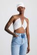 CALVIN KLEIN DRAWSTRING BRA TOP Online now