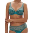 Simone Perele Delice Full Cup Plunge Bra Atoll Blue Online Hot Sale