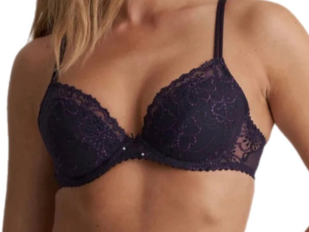 Marie Jo Jane Push-up Bra With Removeable Pads Amethyst Fashion