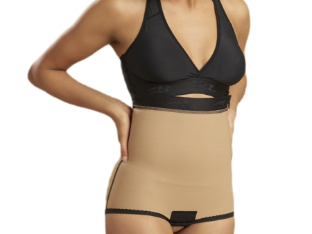 High-Waist With Side Zips Girdle - Bikini Length LGA Online Sale