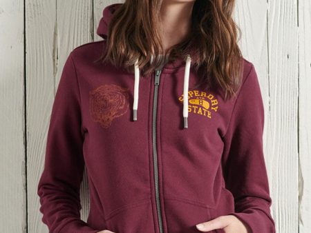 SUPERDRY T&F CLASSIC ZIPHOOD Online Hot Sale