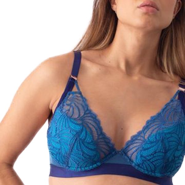 Warrior Plunge Maternity Bra Powder Blue - Projectme Hot on Sale