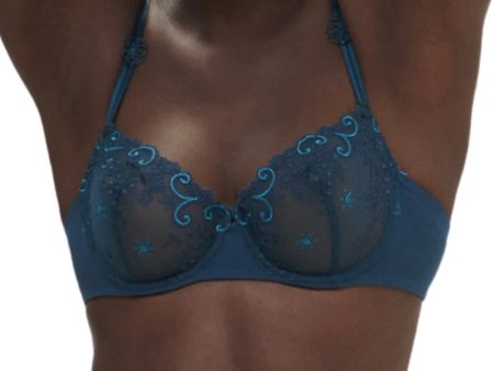 Simone Perele Delice Half Cup Bra Prestige Blue Sale