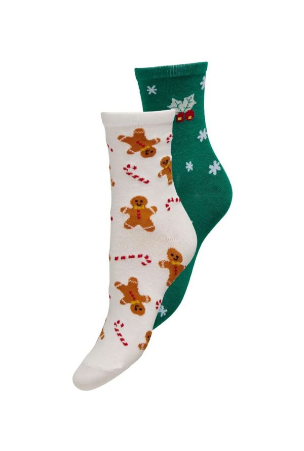 ONLY CHRISTMAS 2 PACK SOCK BOX Fashion