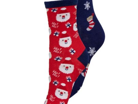 ONLY CHRISTMAS 2 PACK SOCK BOX Fashion