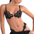 Naran Out All Night Black Non-Padded Underwire Bra For Cheap