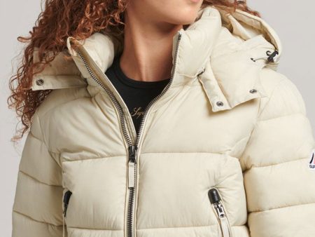 SUPERDRY FUJI CROP HOODED JACKET For Cheap