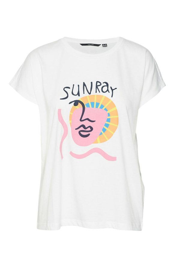 VERO MODA JOLENE SUNRAY SS TOP Hot on Sale