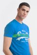 SUPERDRY VL CROSS HATCH TEE Hot on Sale