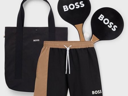 BOSS BEACH BALL SET SWIM SHORT AND BAG Discount