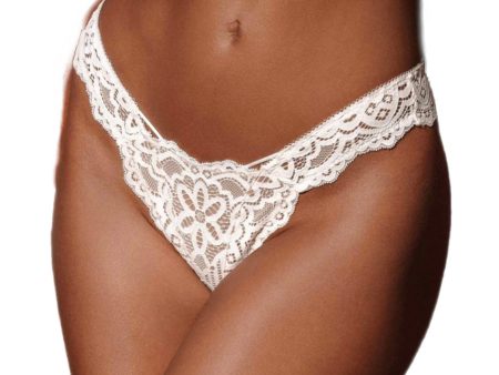 Naran Goddess White Thong Hot on Sale