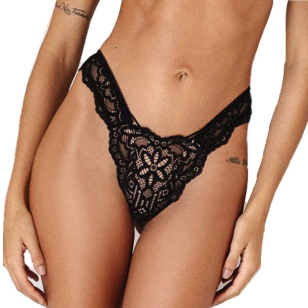 Naran Goddess Thong Jet Black on Sale