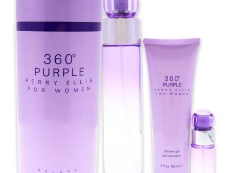 360° Purple 3 Pc Gift Set Online Sale