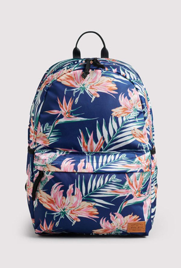 SUPERDRY VINTAGE PRINTED BACKPACK For Cheap