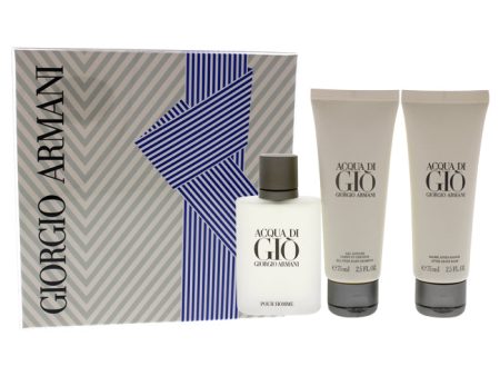 Acqua Di Gio 3 Pc Gift Set Online now