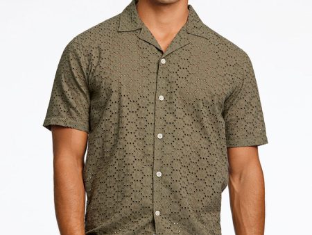 LINDBERGH EMBROIDERY SS SHIRT For Cheap