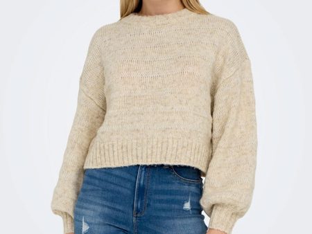 ONLY CELIA LIFE LS CROPPED KNIT For Discount