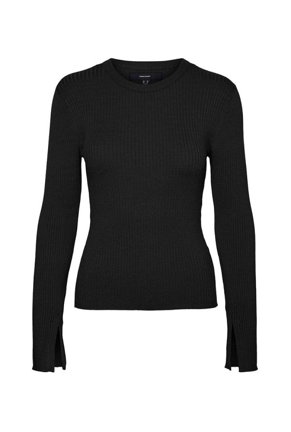 VERO MODA GOLD RIB LS PULLOVER Online Sale