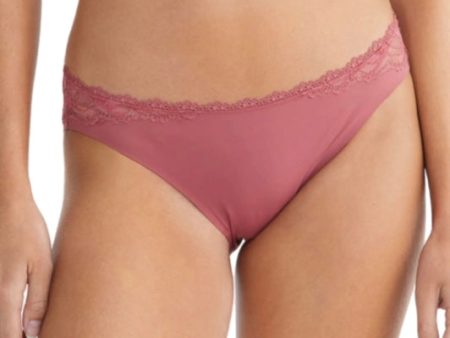 Calvin Klein Seductive Comfort Lotus Floral Bikini Brief Raspberry Blush Online Sale