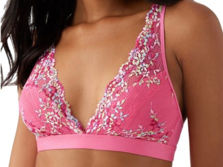 Wacoal Embrace Lace Bralette Hot Pink For Cheap